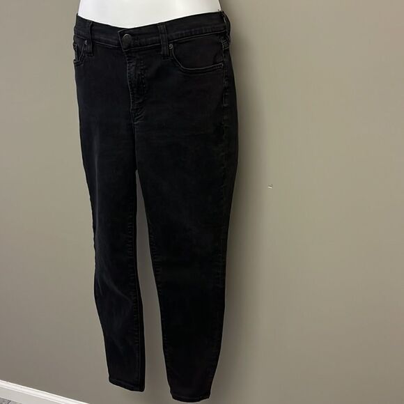 J. Crew MERCANTILE Black 5 Pocket Distressed Skinny Jean- Size 12/31 - Picture 4 of 11
